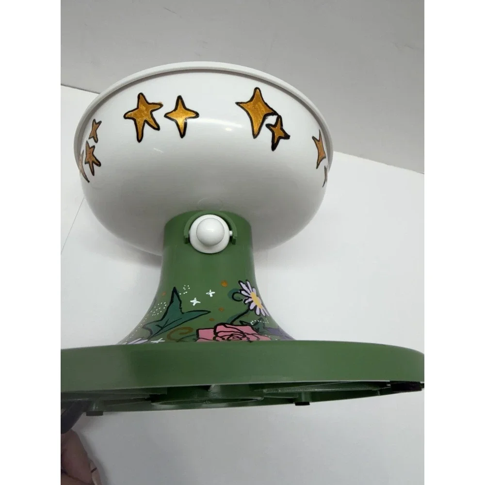 Miao‎ Fairy Adjustable Ceramic Feeder - Elevated Dog Bowl Floral Green Australia